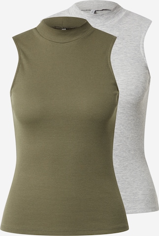 ONLY Top 'Nessa' in Grey: front