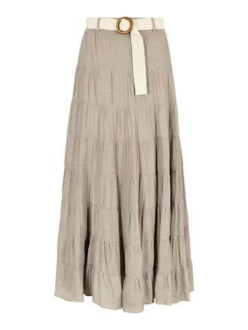 Apricot Tiered Maxi Skirt ' ' in Grau