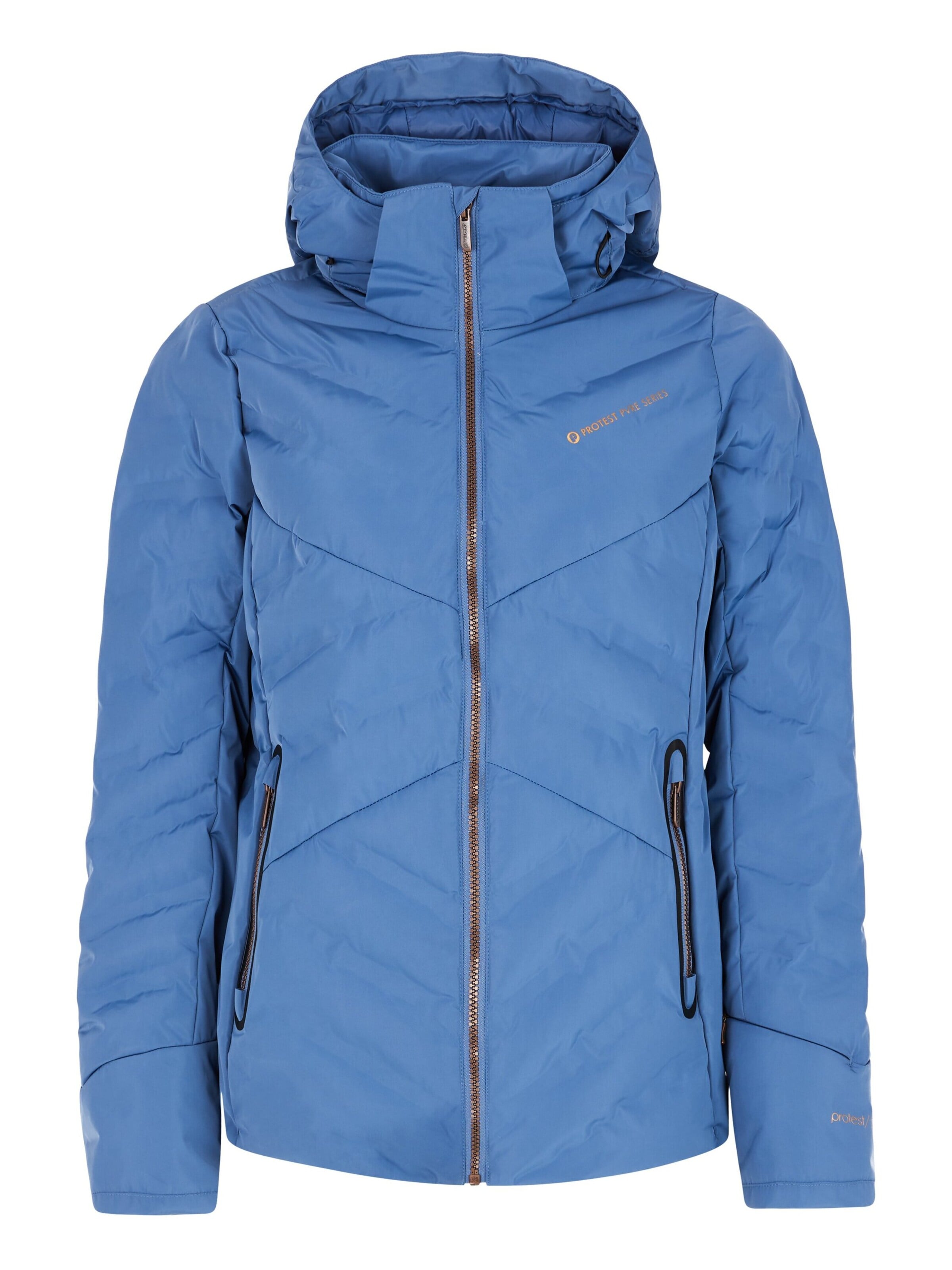PROTEST Sportjas 'PRTAPPLY' in Blauw: voorkant