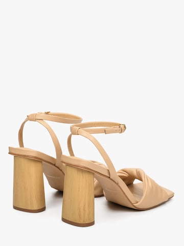 Estro Sandaal '536001' in Beige