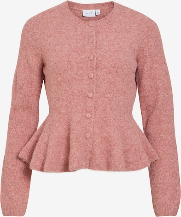 VILA Strickjacke 'VILuna' in Pink: Vorderseite