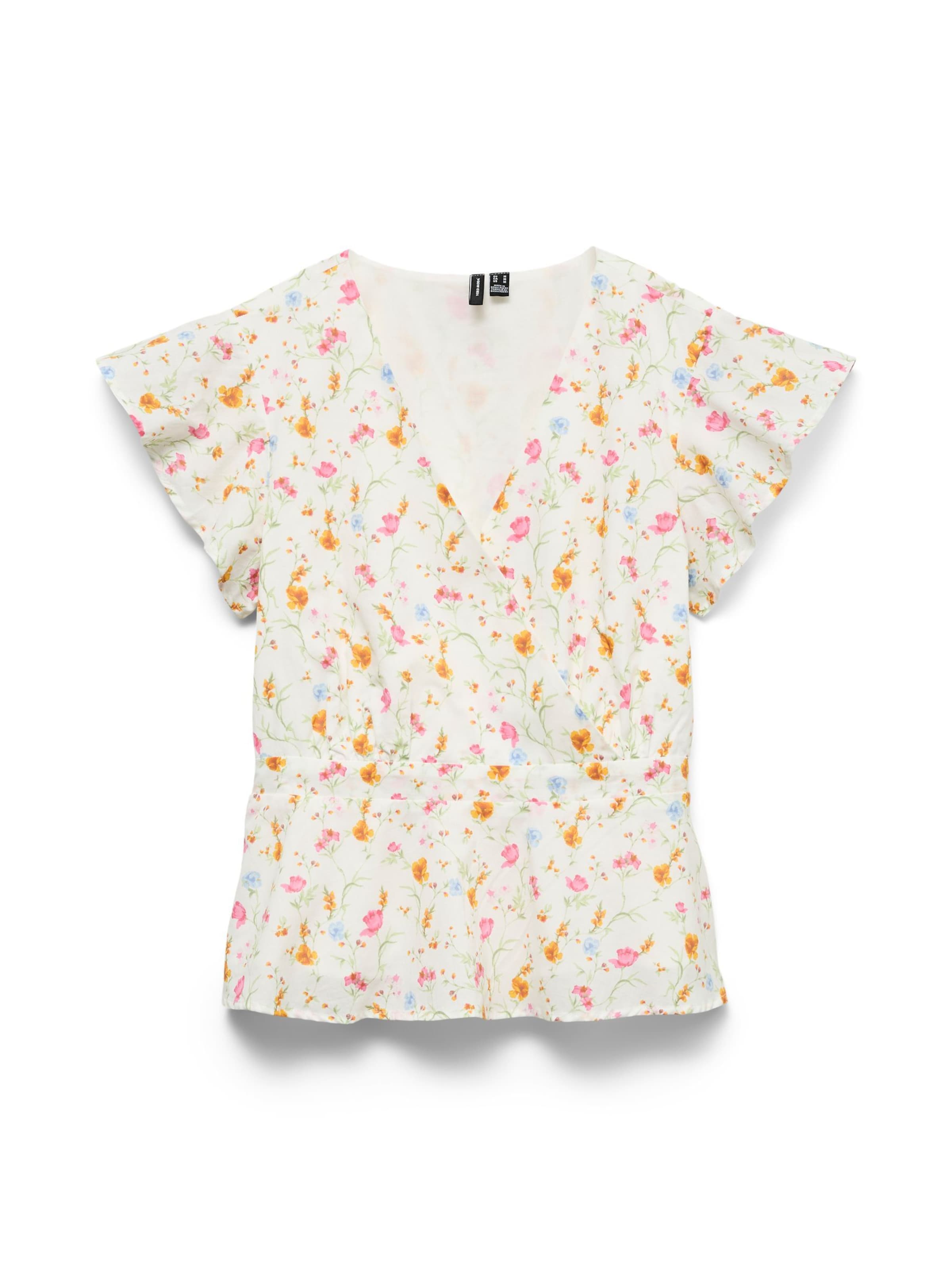 VERO MODA Bluse 'VMSIV' i hvid: forside
