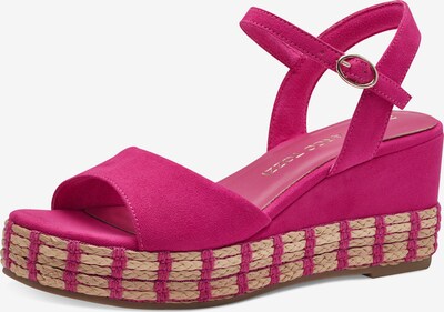 MARCO TOZZI Sandal in Beige / Pink, Item view