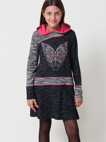 KOROSHI Kleid in Schwarz: Vorderseite