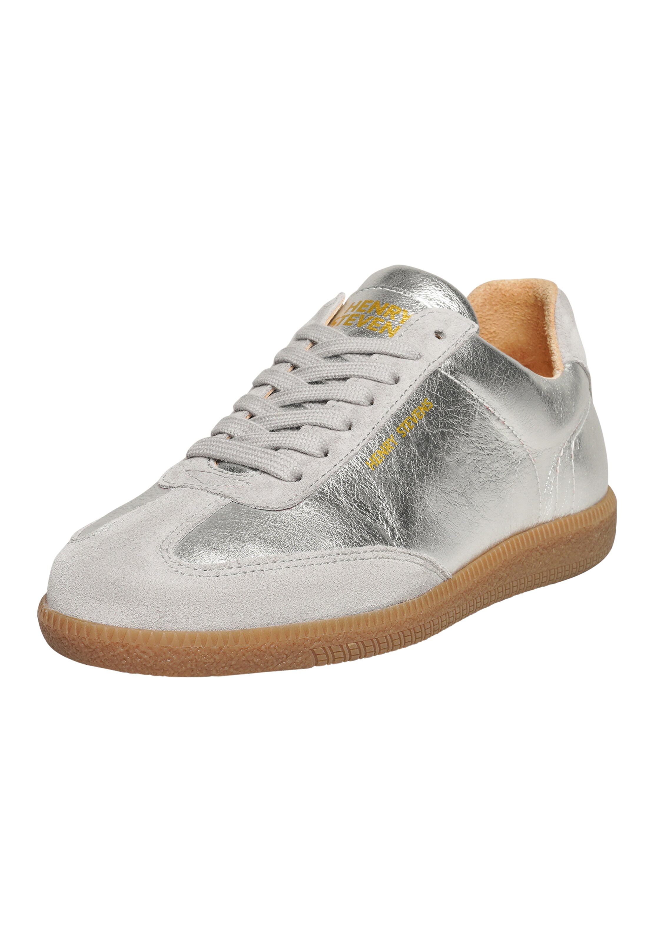 Henry Stevens Sneaker ' Sophia ' in Silber: Vorderseite