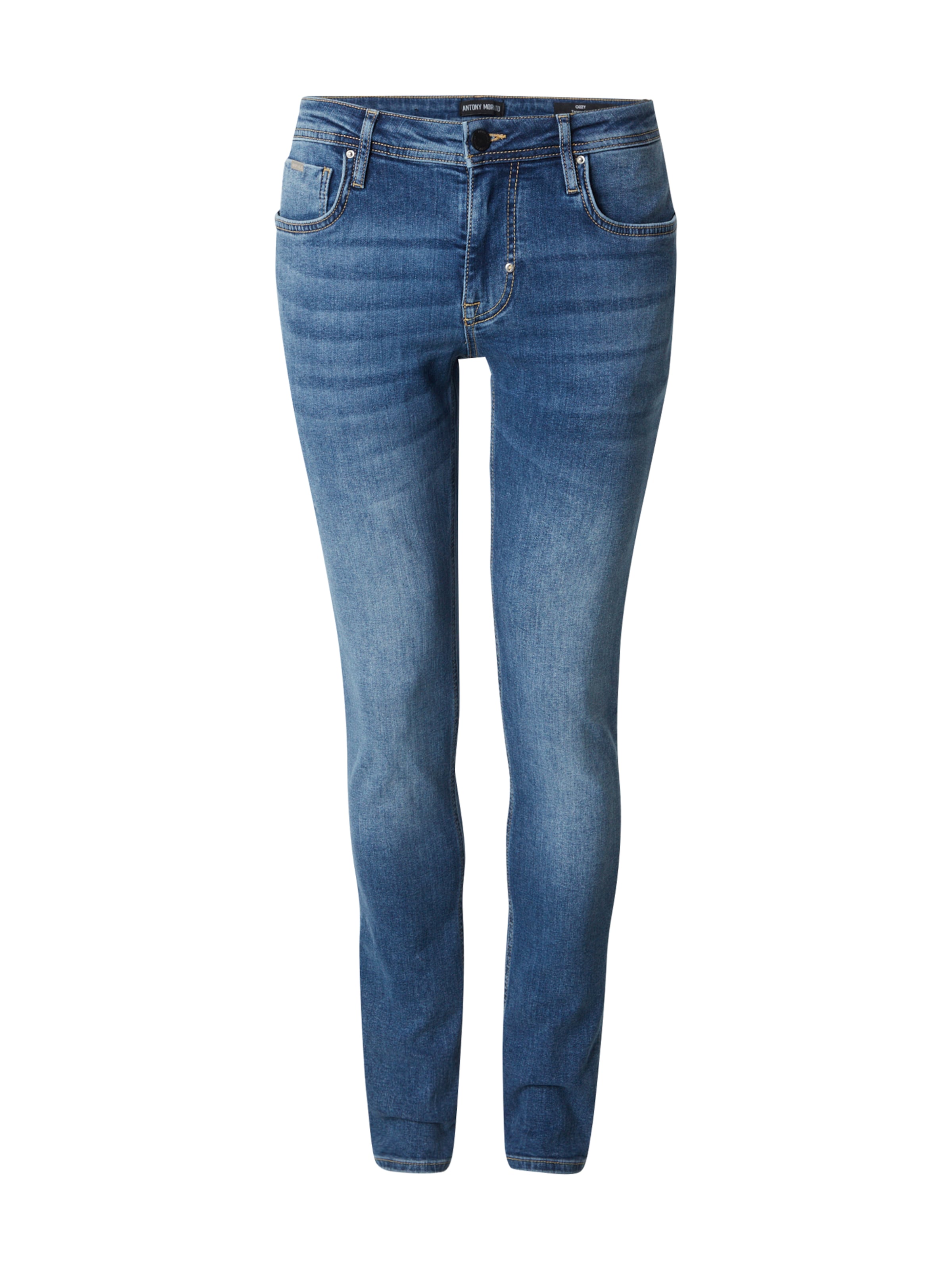 Slimfit Jeans de la ANTONY MORATO pe albastru: față