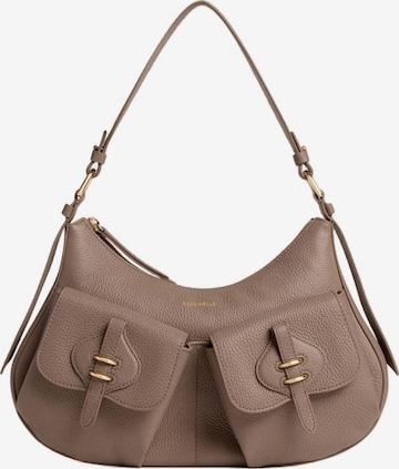 Coccinelle - Bolso de hombro 'Mavery Pocket 2' en gris: frente