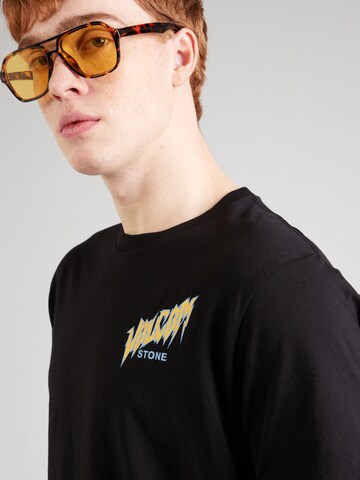 Volcom T-Shirt 'MEOW' in Schwarz