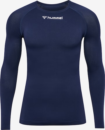 T-Shirt fonctionnel 'Comfort 2.0' Hummel en bleu : devant