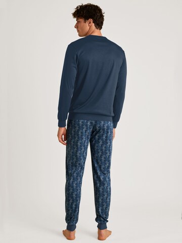CALIDA Pyjama lang 'Nightwear Xtra' in Blauw