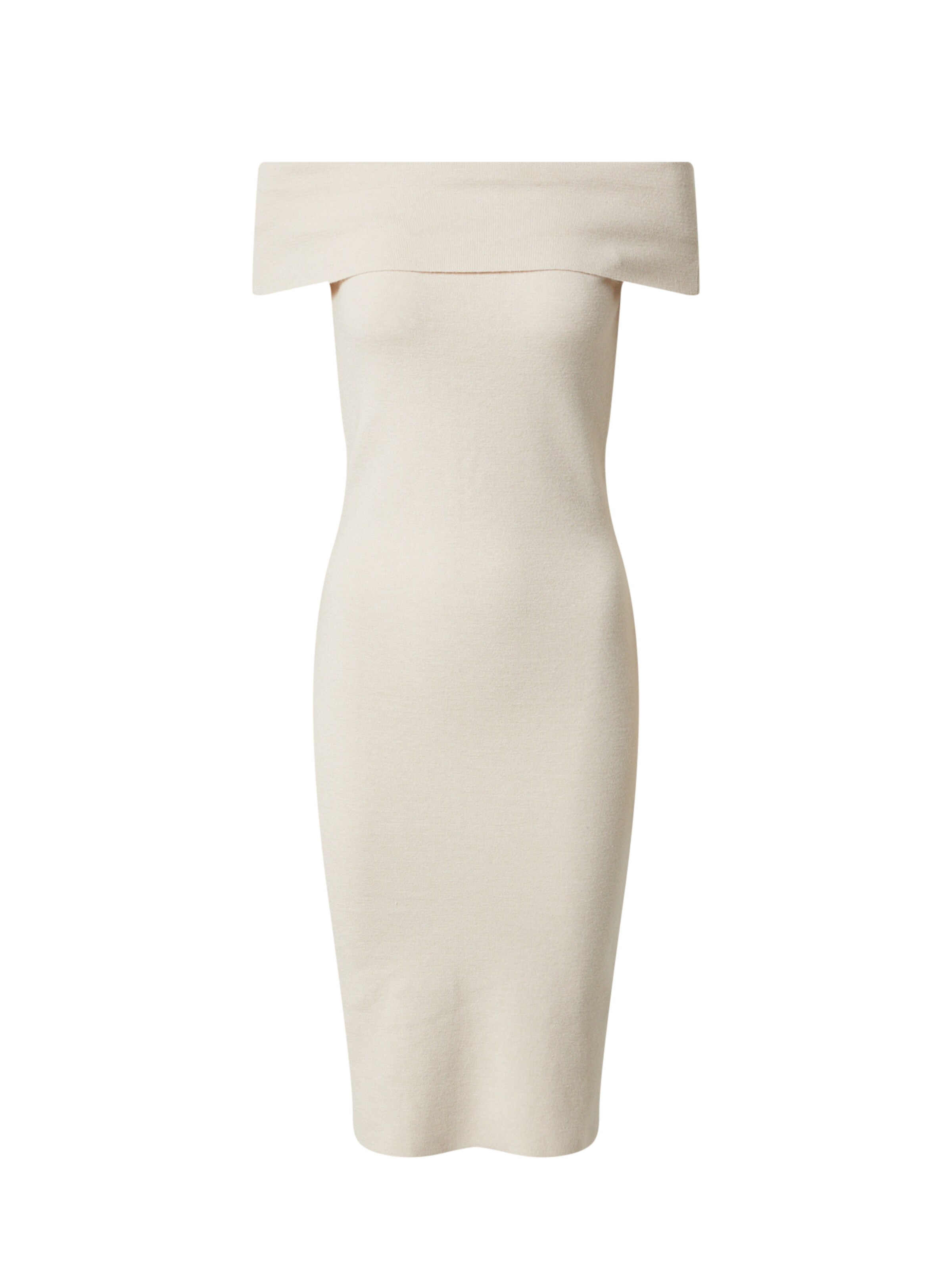 EDITED Jurk 'Cecelie' in Beige: voorkant