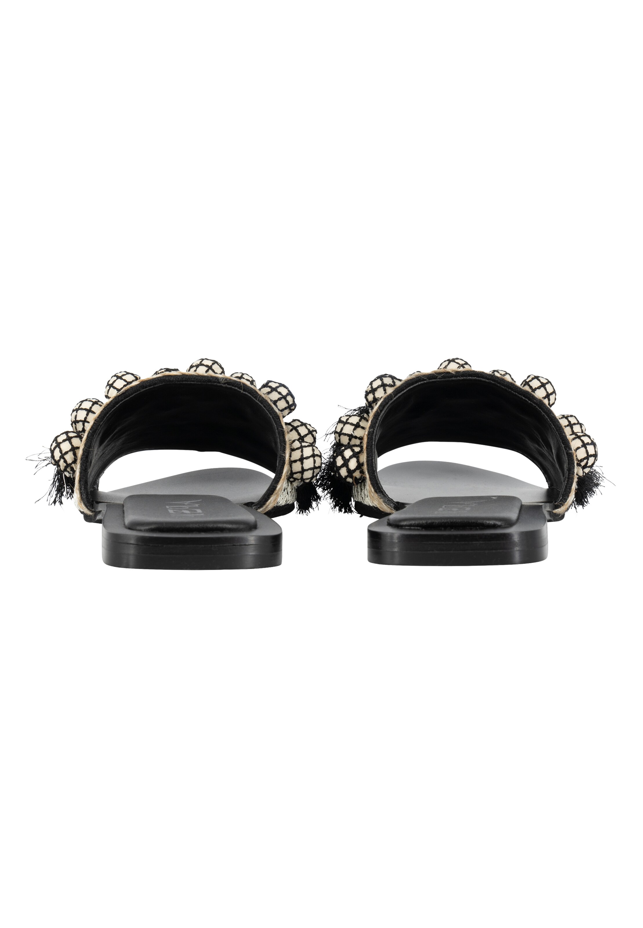 IZIA Pantolette 'Gaya' i svart