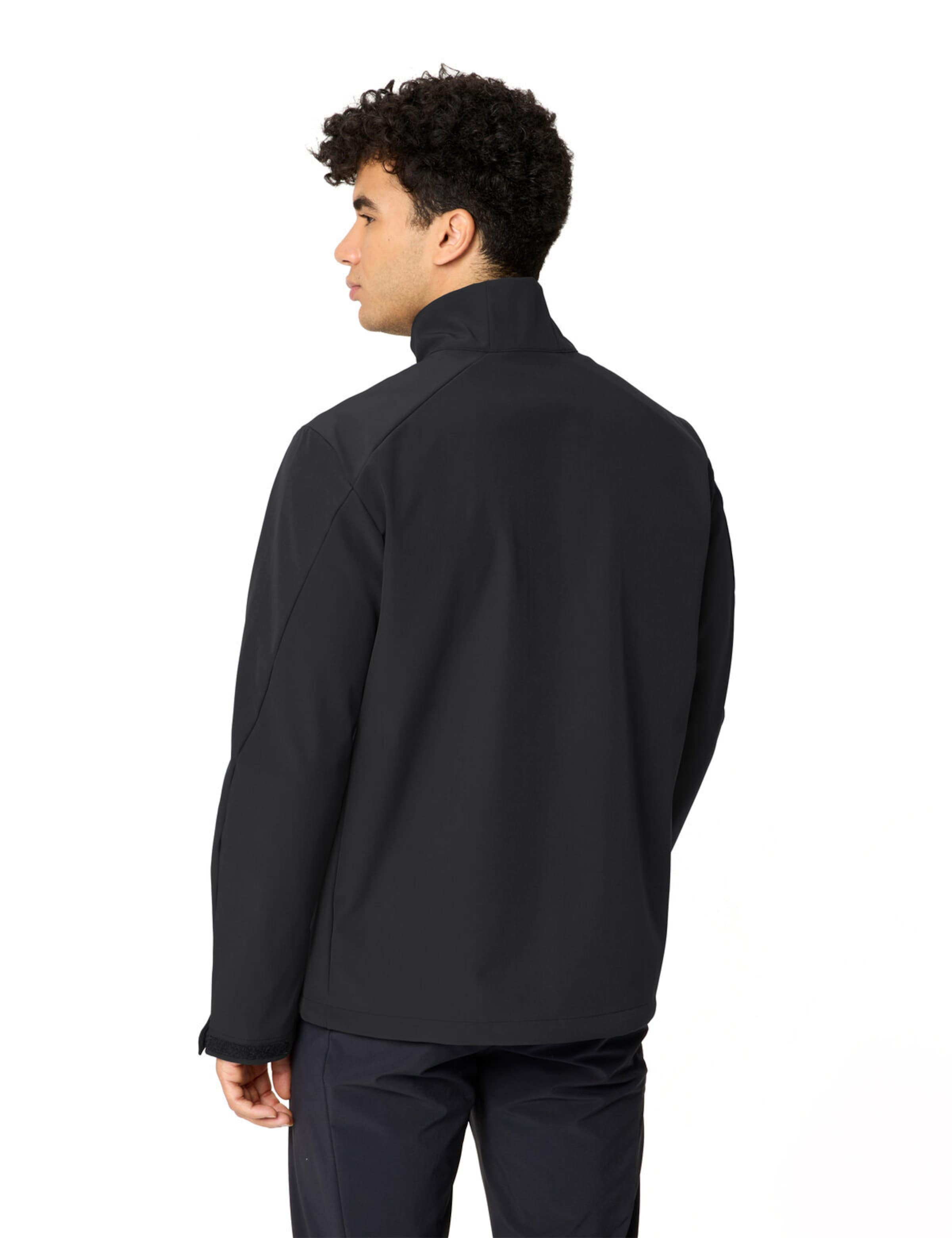 VAUDE Outdoorjas 'Cyclone V' in Zwart