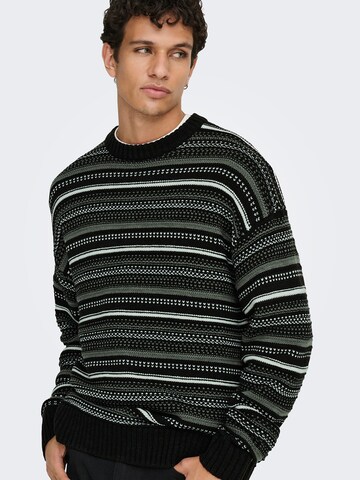 Only & Sons Свитер 'ONSROY' в Черный