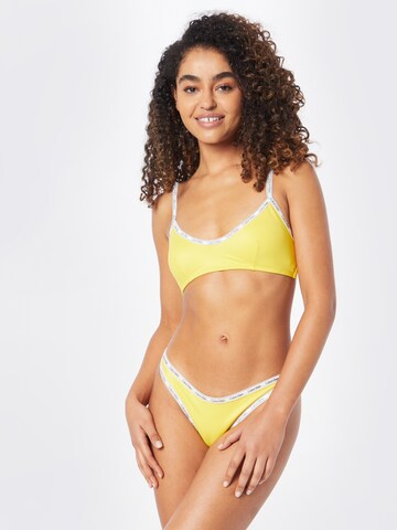 Calvin Klein Swimwear Бюстие Горнище на бански в жълто