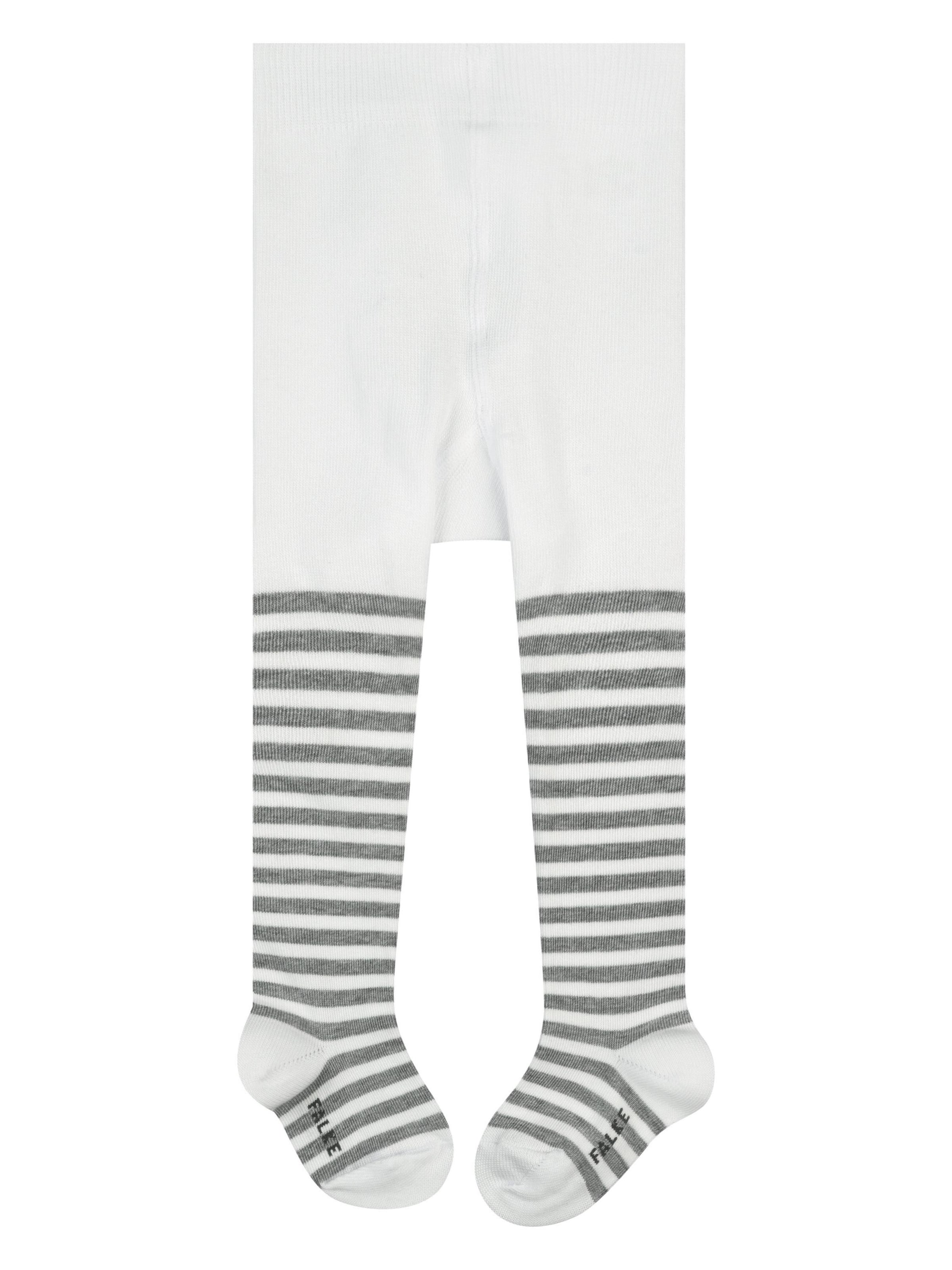 FALKE Tights 'Stripe' in White: front