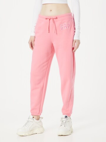 GAP Tapered Pants 'HERITAGE' in Pink: front
