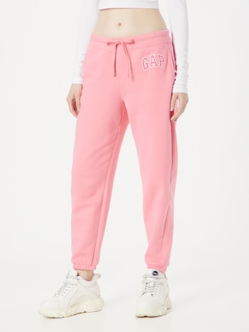 Effilé Pantalon 'HERITAGE' GAP en rose : devant