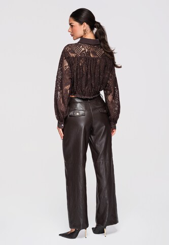 Ombre Blouse 'OW-SH-E0011' in Bruin