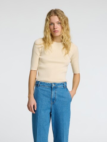 SELECTED FEMME Sweater 'Mala' in Beige: front