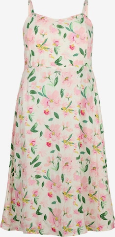 Zizzi Summer Dress 'MACY' in White: front