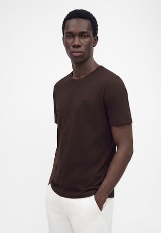 BOSS - Camisa 'Tales' em castanho