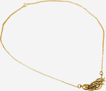 Gemshine Necklace in Gold: front