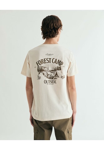 Scalpers T-Shirt 'Forest' in Beige