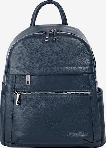 Samantha Look Backpack in Blue: front
