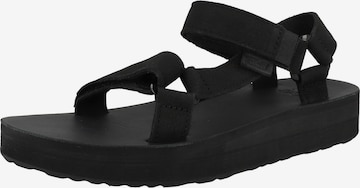 TEVA Hiking Sandals in Black: front