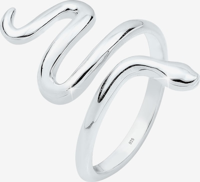 ELLI Ring 'Schlange' in de kleur Zilver, Productweergave