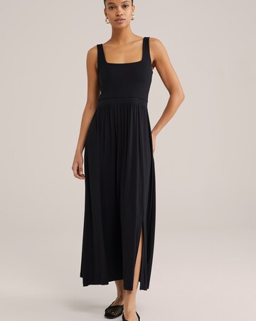 WE FashionHaljina - crna boja: prednji dio