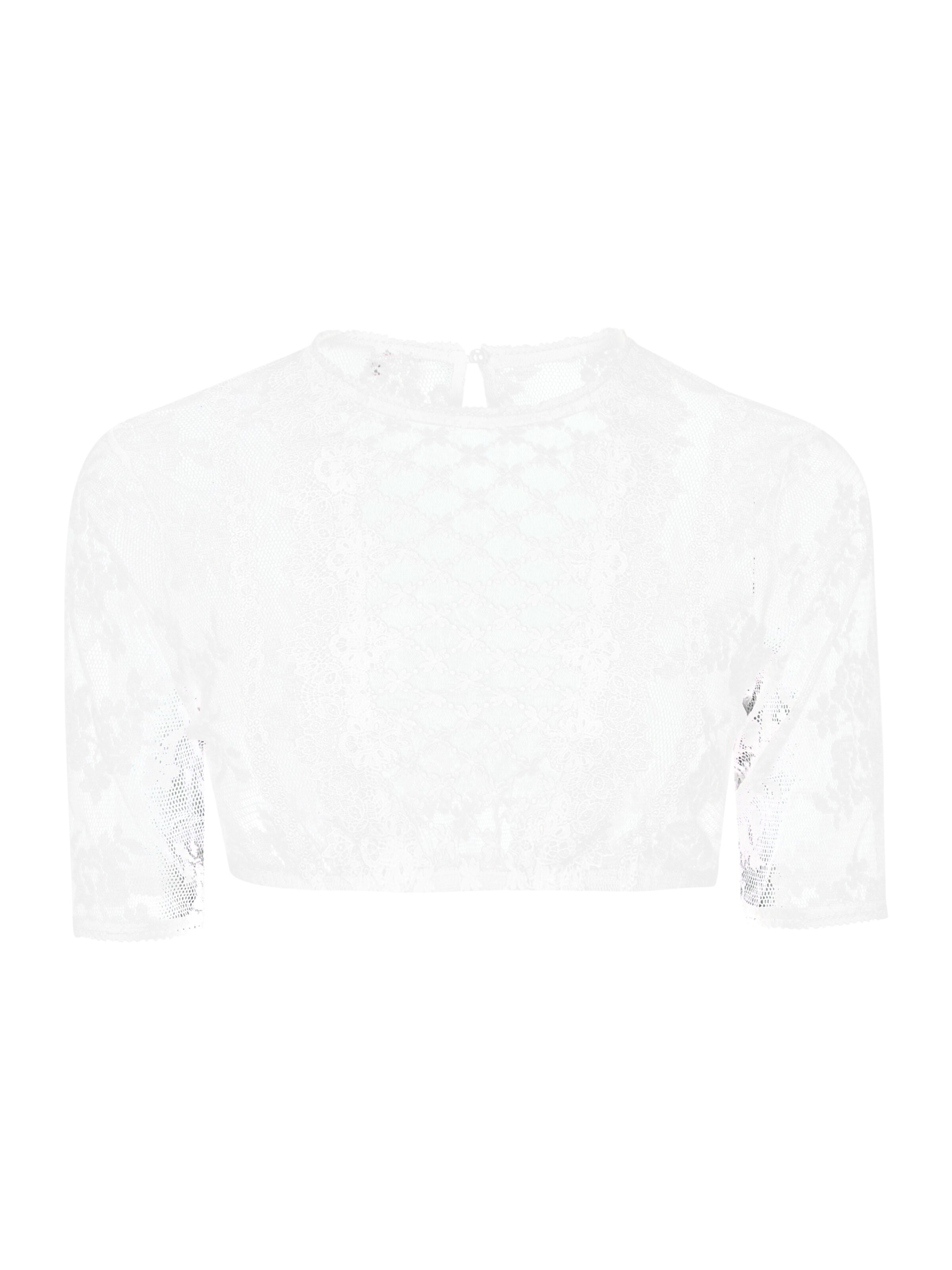 Bluză tradițională (Oktoberfest) 'Marisa' de la Krüger Madl pe bej: față