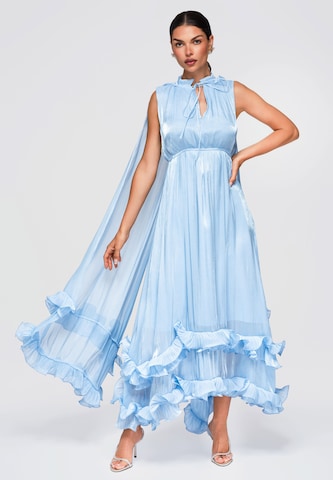 Ombre Avondjurk in Blauw