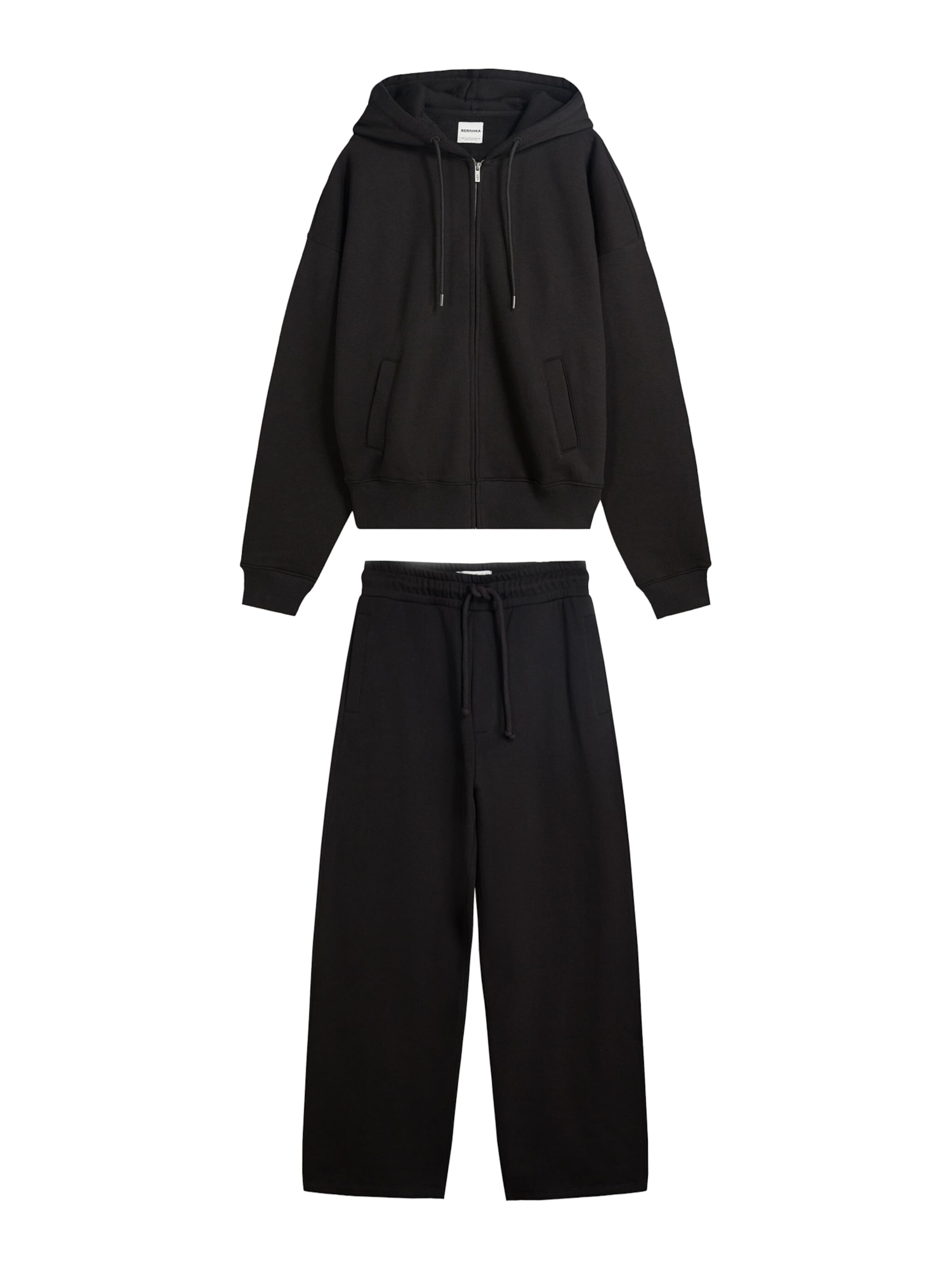 Bershka Jogging ruhák - fekete: elől