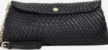 Dune LONDON Clutch in Schwarz: Vorderseite