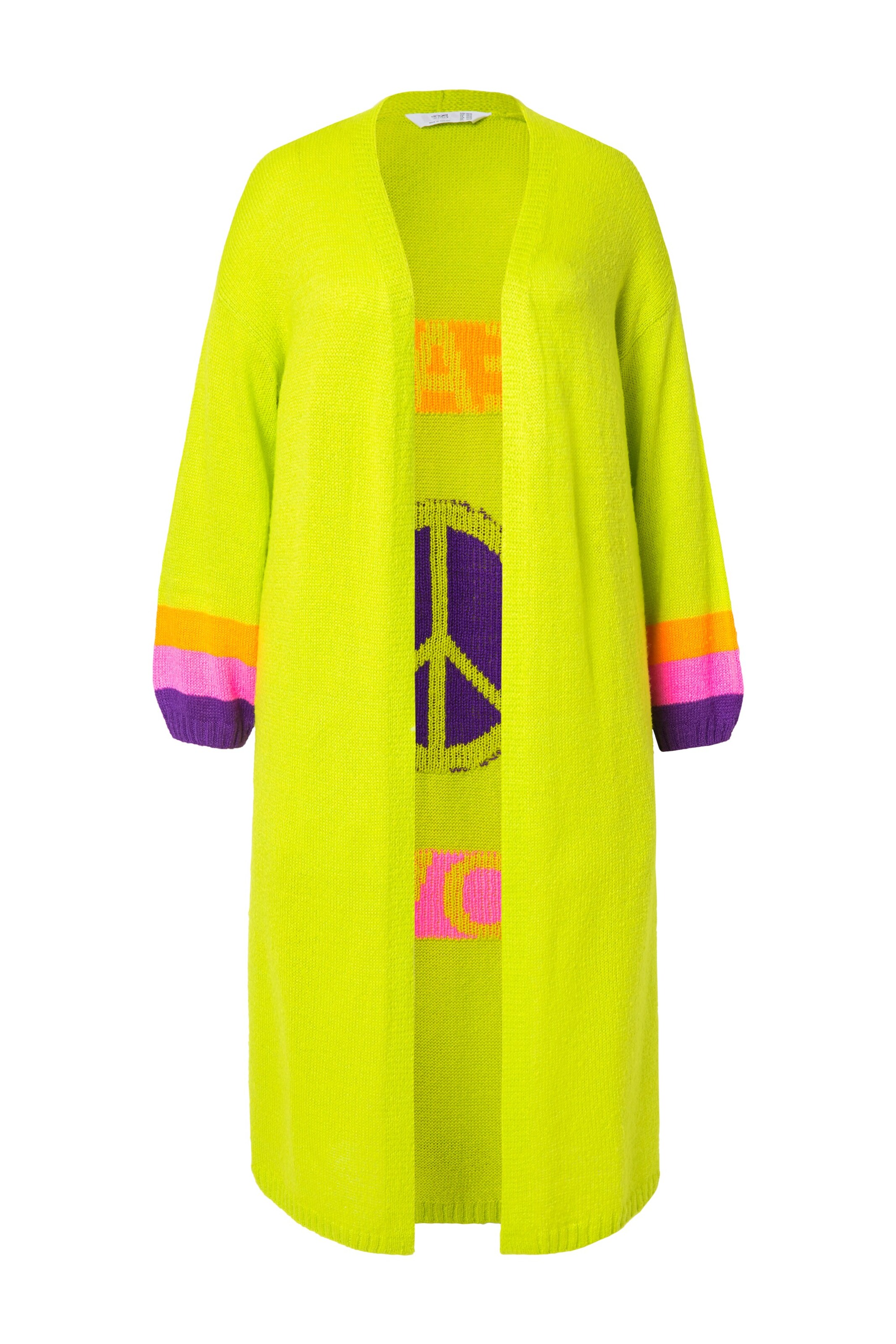 Angel of Style Strickjacke in Gelb: Vorderseite