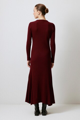 Touche Prive Gebreide jurk in Rood