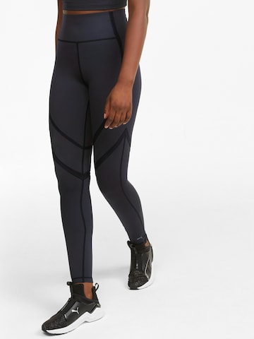 Skinny Pantaloni sport 'Eversculpt' de la PUMA pe negru: față