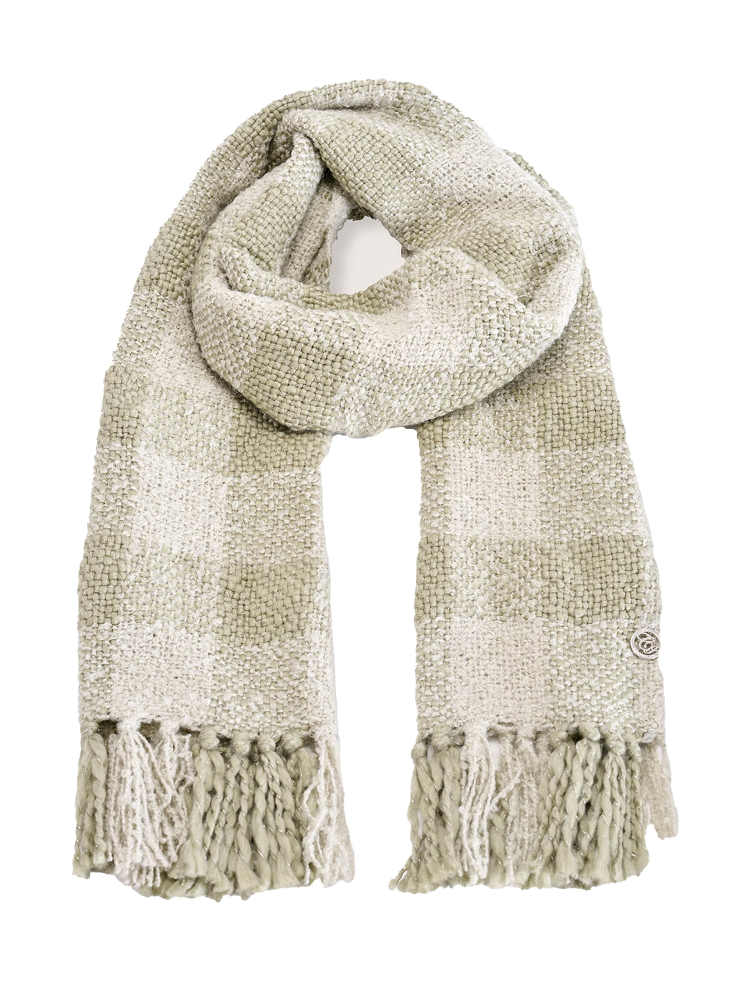 Sciarpa di Camomilla Italia in grigio: frontale