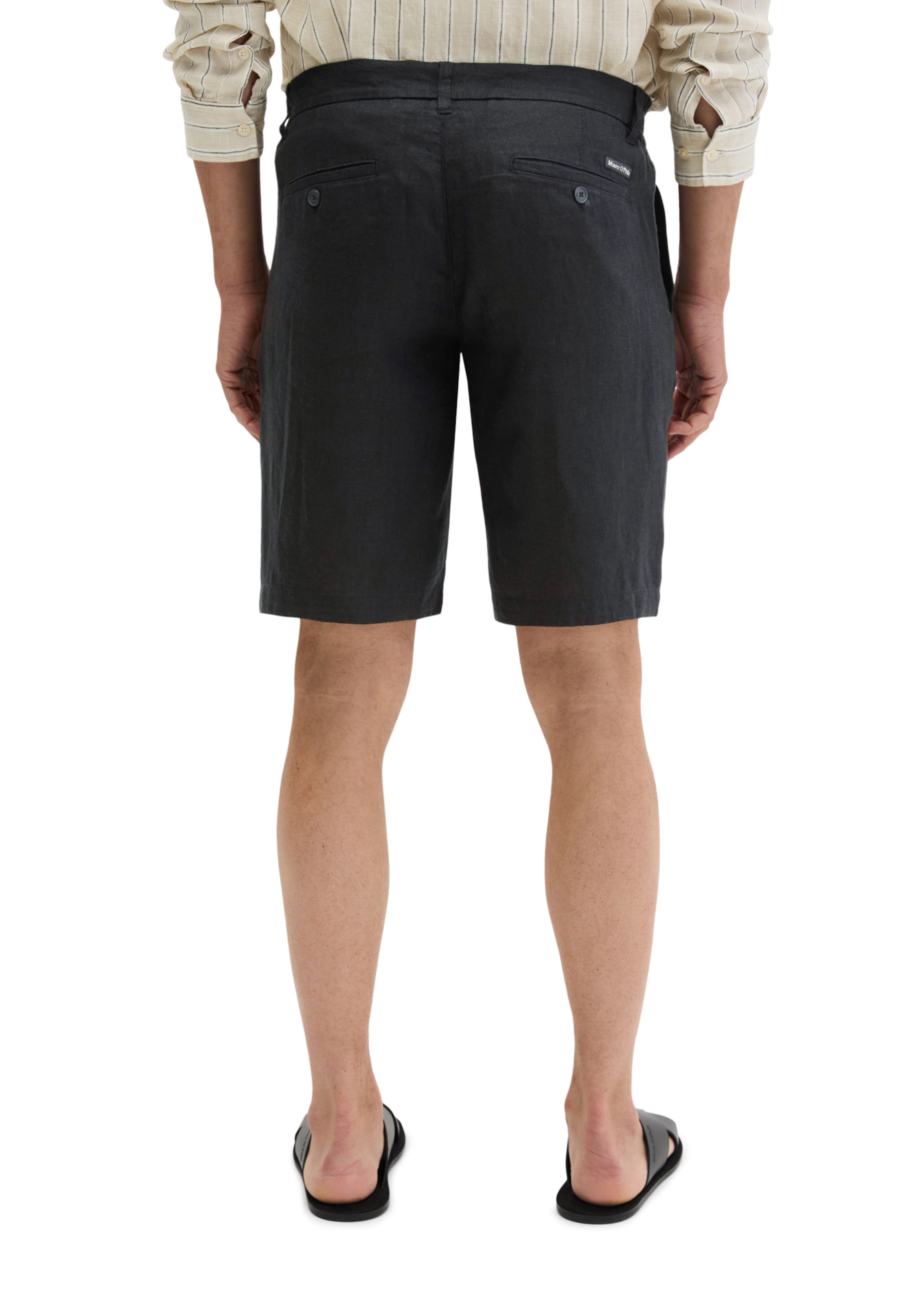 Marc O'Polo Regular Broek 'Reso' in Zwart