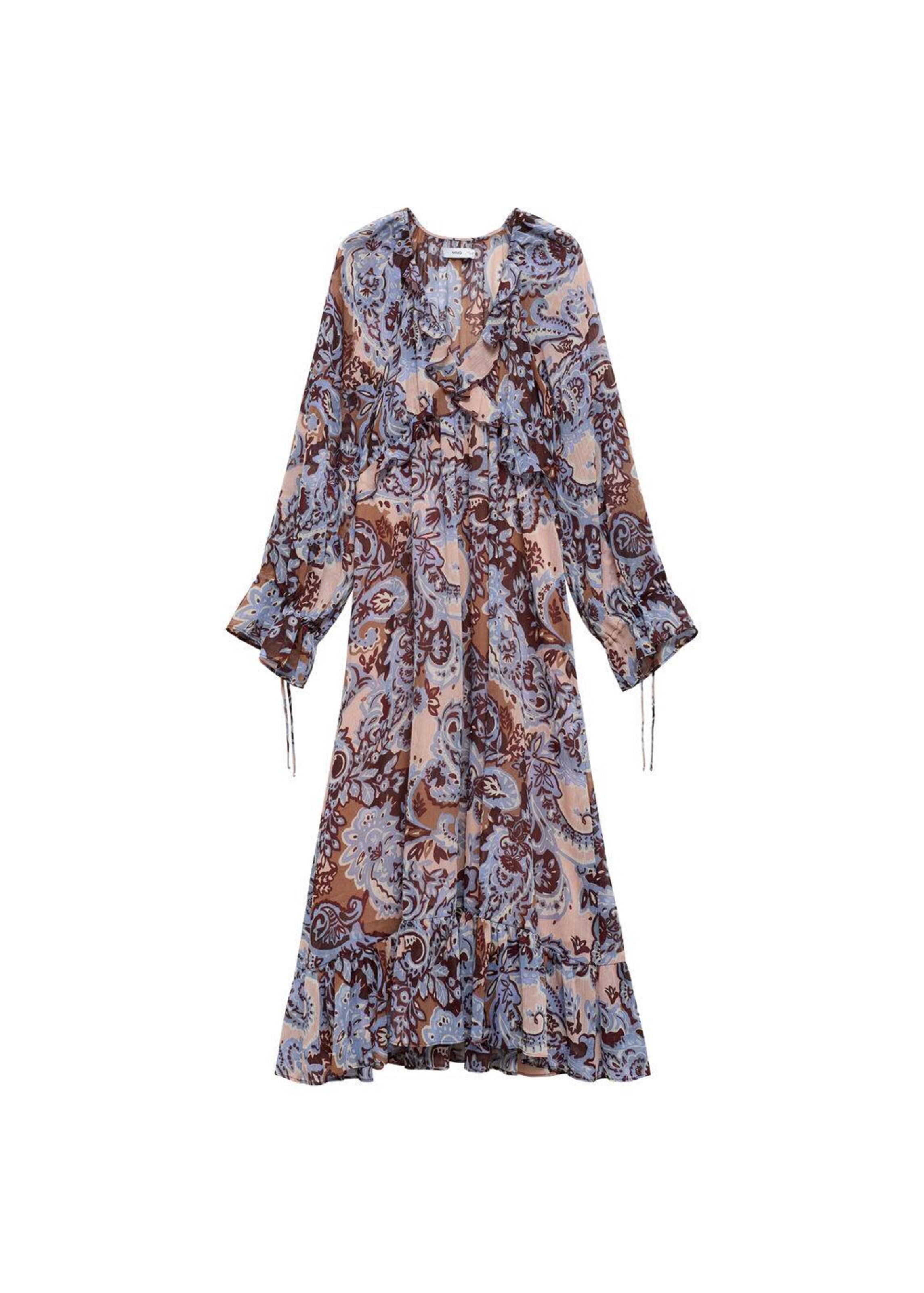 MANGO Jurk 'Ramona' in Blauw: voorkant