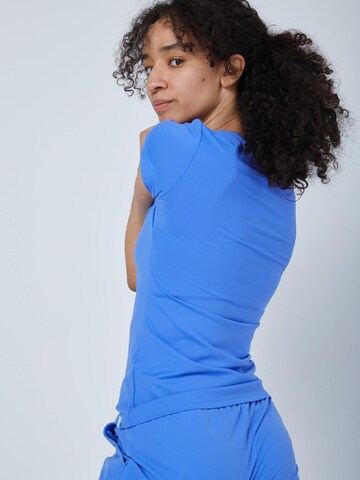 SPORTKIND Functioneel shirt 'V-Neck' in Blauw