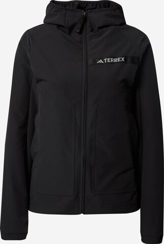 ADIDAS TERREX Спортивная куртка 'Multi Soft Shell' в Черный: спереди