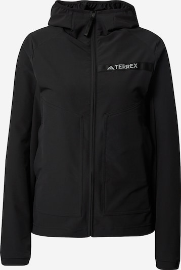 ADIDAS TERREX Sportsjakke 'Multi Soft Shell' i sort / hvid, Produktvisning