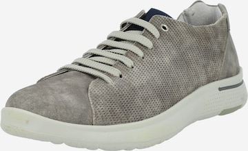 Bata Platform trainers in Grey: front