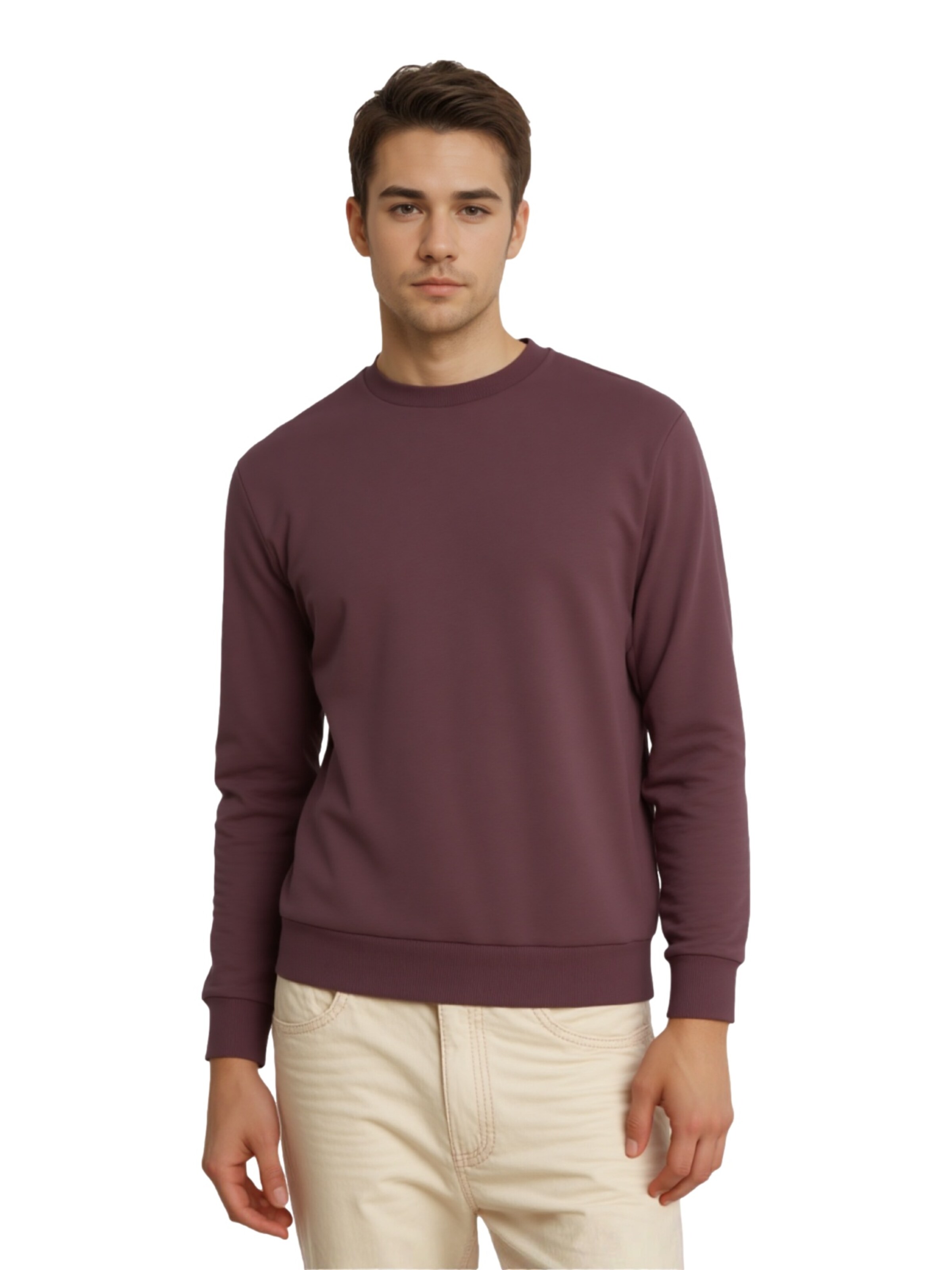 Only & Sons Regular fit Sweatshirt in Red: front