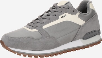 BOSS Platform trainers 'Parkour' in Grey: front