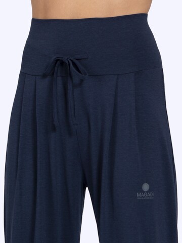 Magadi Loose fit Workout Pants 'Florence' in Blue