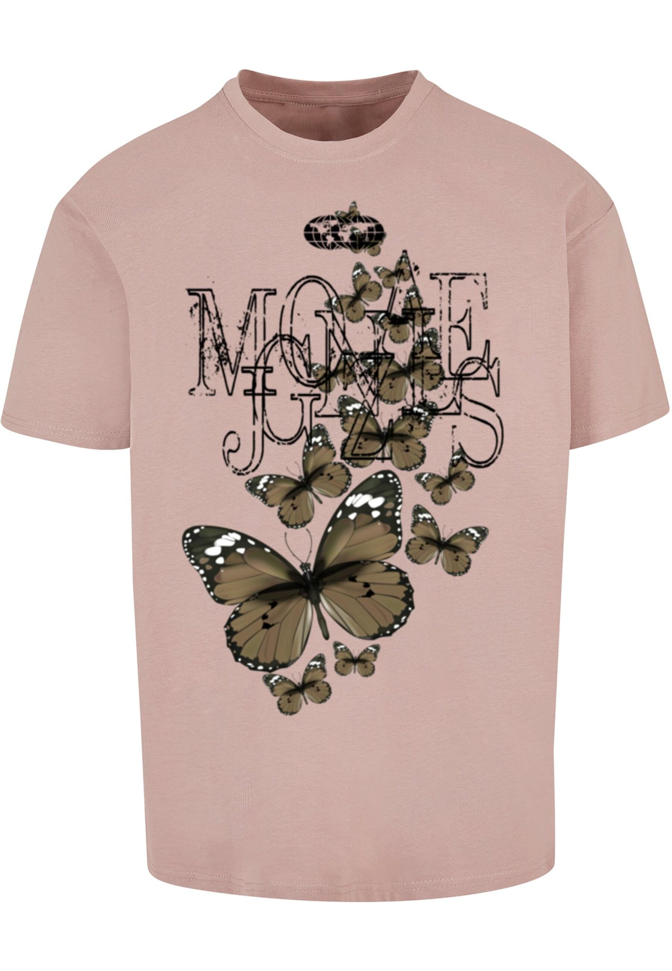 Maglietta 'METAMORPHOSE V.8' di MJ Gonzales in beige: frontale